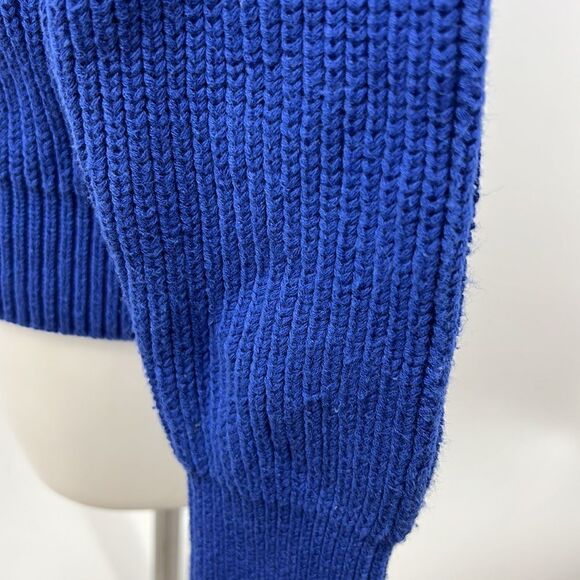 Magaschoni small royal blue knit turtleneck sweater - Picture 3 of 6